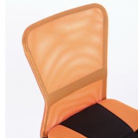 Кресло компактное BRABIX Smart MG-313 (черный, оранжевый) в Междуреченске - mezhdurechensk.katalogmebeli.com | фото 4
