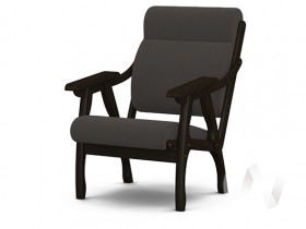 Кресло Вега-10 (венге лак/ULTRA GRAFIT) в Междуреченске - mezhdurechensk.katalogmebeli.com | фото