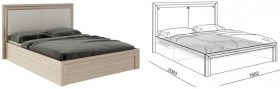 Кровать 1,6 Глэдис (М32) с подъемным механизмом Распродажа в Междуреченске - mezhdurechensk.katalogmebeli.com | фото 2