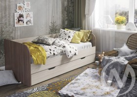 Кровать детская Балли 2-х уровневая (шимо темный/шимо светлый) в Междуреченске - mezhdurechensk.katalogmebeli.com | фото