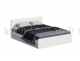 Кровать Нэнси New 1,4м (Белый/белый глянец) в Междуреченске - mezhdurechensk.katalogmebeli.com | фото