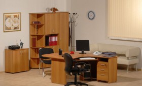 Мебель для персонала Рубин 42 Светлый миланский орех в Междуреченске - mezhdurechensk.katalogmebeli.com | фото 2