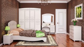 Модульная спальня Каролина в Междуреченске - mezhdurechensk.katalogmebeli.com | фото